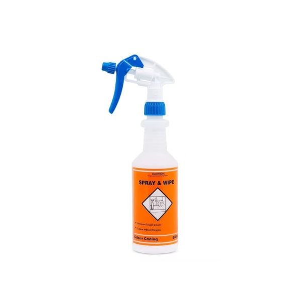 Colour Coded 500ml Bottle Spray & Wipe